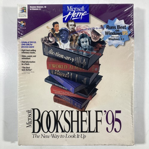 Microsoft bookshelf cd rom - microsoft,