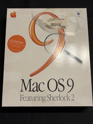 Vintage apple mac retail - os,
