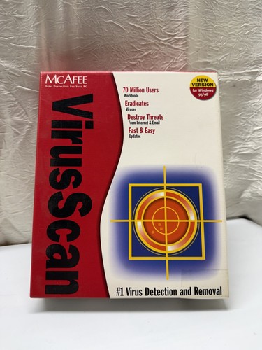 Vintage mcafee virusscan - vintage,