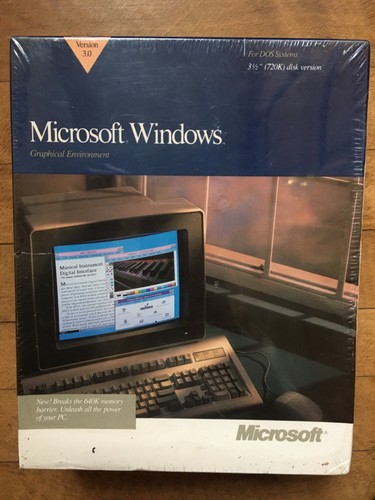 Microsoft windows vintage - windows, 3.0