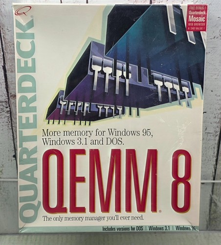 Vintage quarterdeck qemm pc - qemm, 8