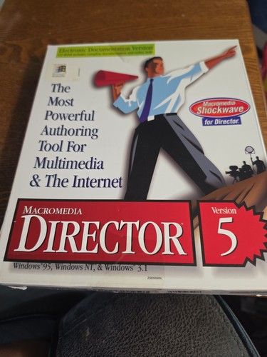Vtg sealed macromedia director - vtg,
