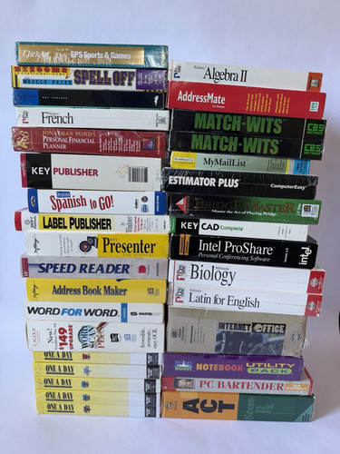 Vintage computer software - computer,