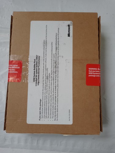 Boxed microsoft windows - microsoft, xp