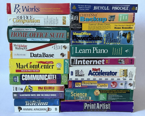 Huge lot vintage software - huge, &