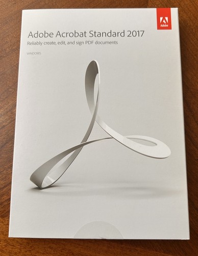 Adobe acrobat standard 2017 - adobe,