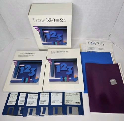Lotus 123 release big box - lotus,