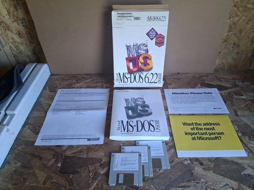 Vintage microsoft dos 22 - microsoft, 6.22